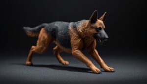 action figure de cachorro
