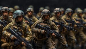 action figures de soldados